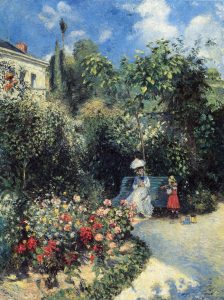 Il giardino a Pontoise. Pissarro