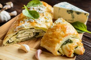 Ricetta strudel gorgonzola e spinaci