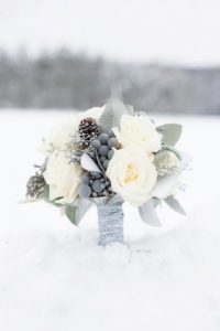 Bouquet invernale per matrimonio invernale