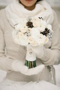 Bouquet invernale per matrimonio invernale