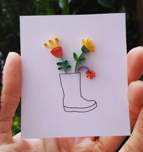 I fiori di carta e i tratti di penna