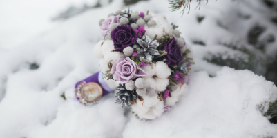 bouquet sposa invernale