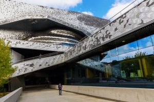 Philharmonie in the Parc de Villette in Paris