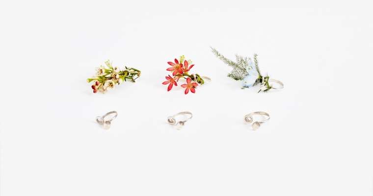 design anelli fiori