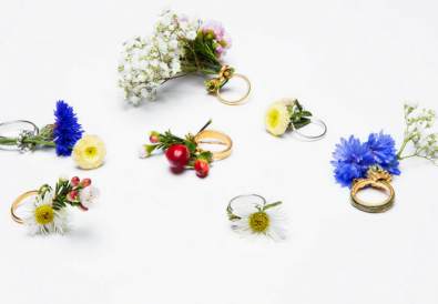 design anelli fiori