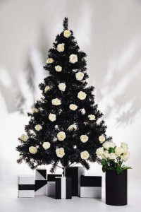 decorazioni alberi natale fiori 07