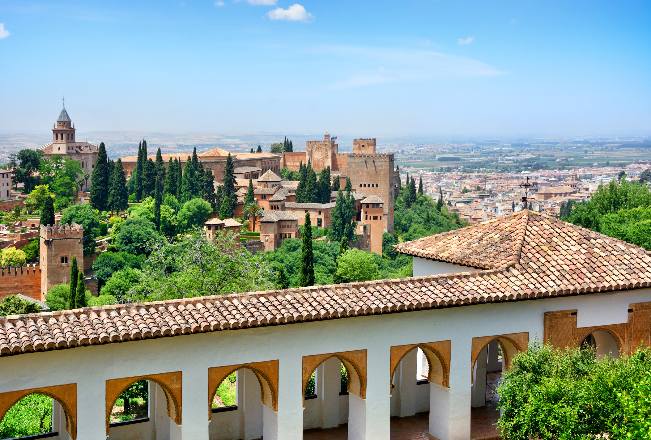 Vista dell' Alhambra dal Generalife