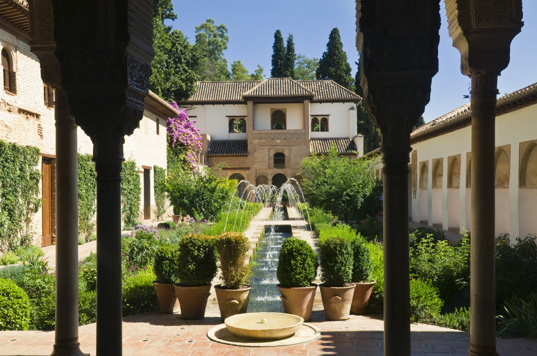 Alhambra, fontane generalife