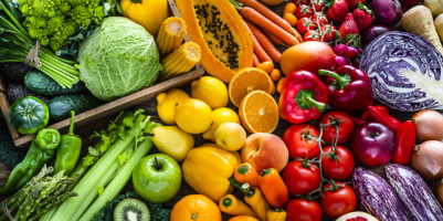Frutta e verdura colorata