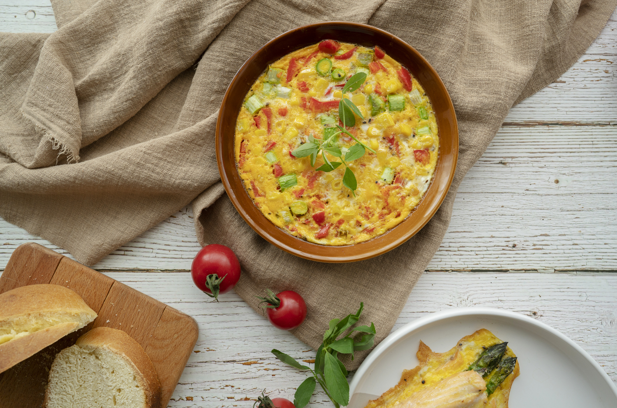 Frittata di verdure: la ricetta di maggio