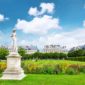 Sculpture and statues in Garden of Tuileries. (Jardin des Tuileries) . Paris. Franc