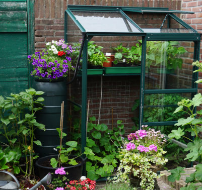 Giardinaggio urbano serra balcone